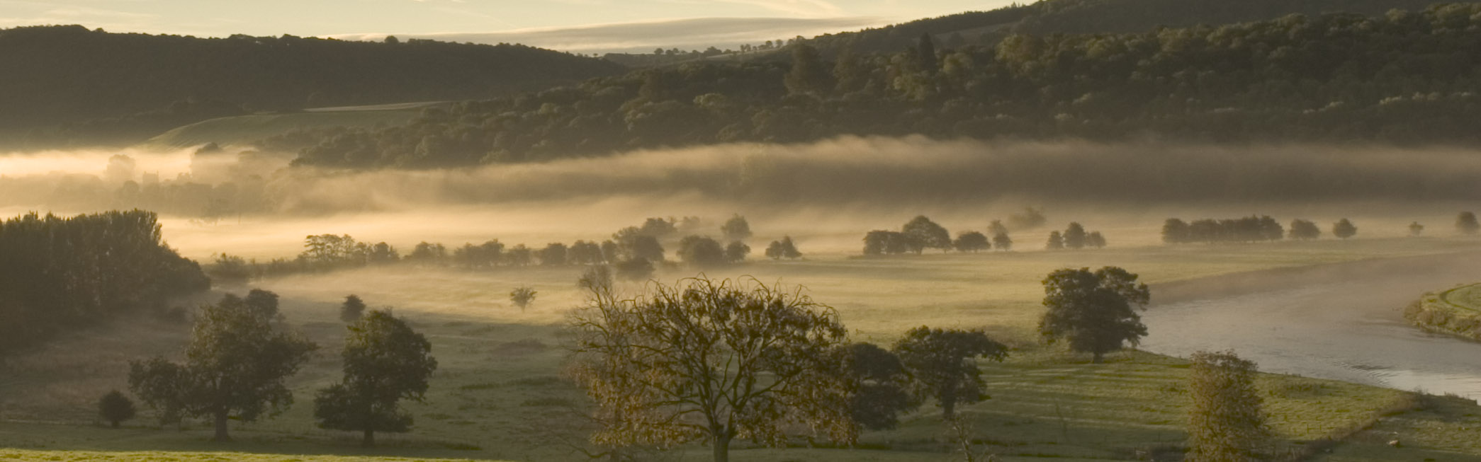 View of the River Severn at Leighton, Shropshire